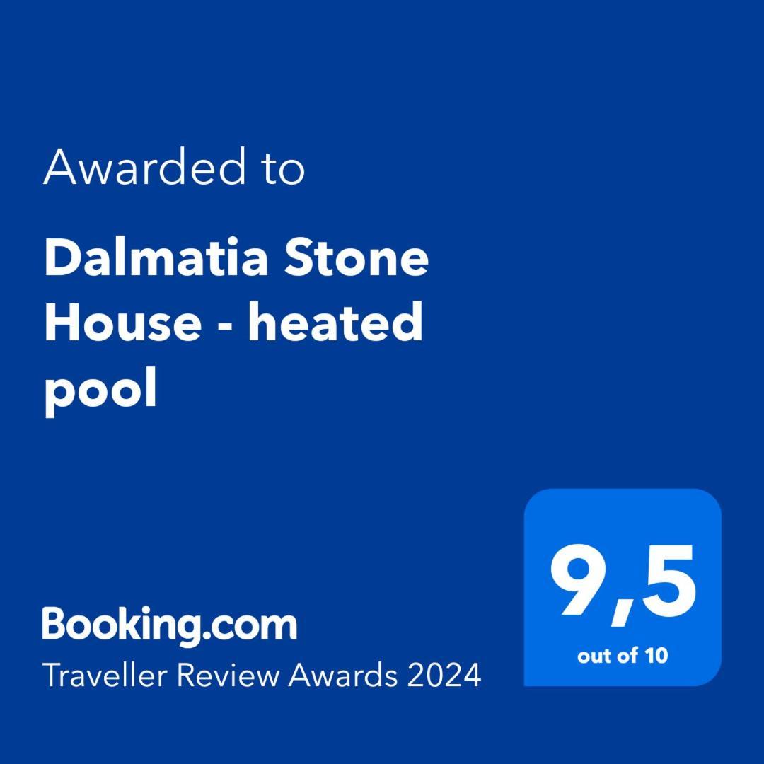 בית הארחה Biorine 	Dalmatia Stone House - Heated Pool מראה חיצוני תמונה