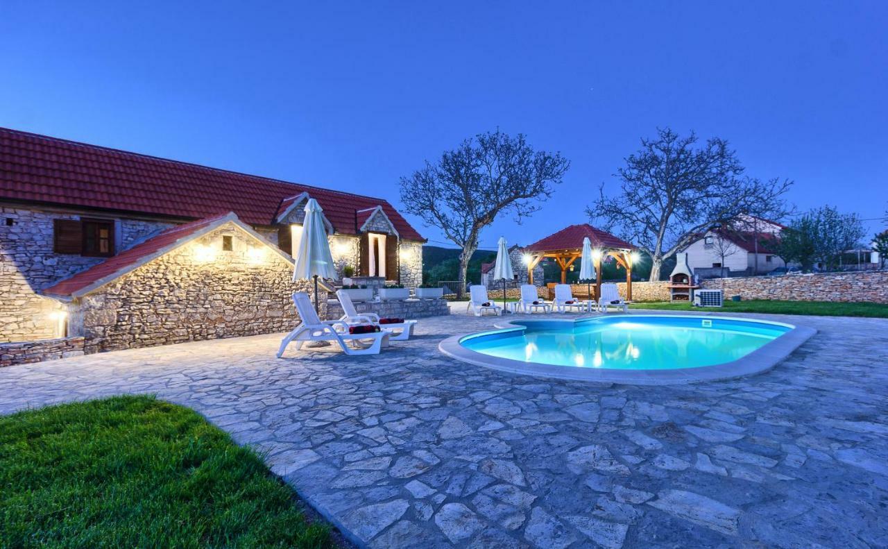 בית הארחה Biorine 	Dalmatia Stone House - Heated Pool מראה חיצוני תמונה