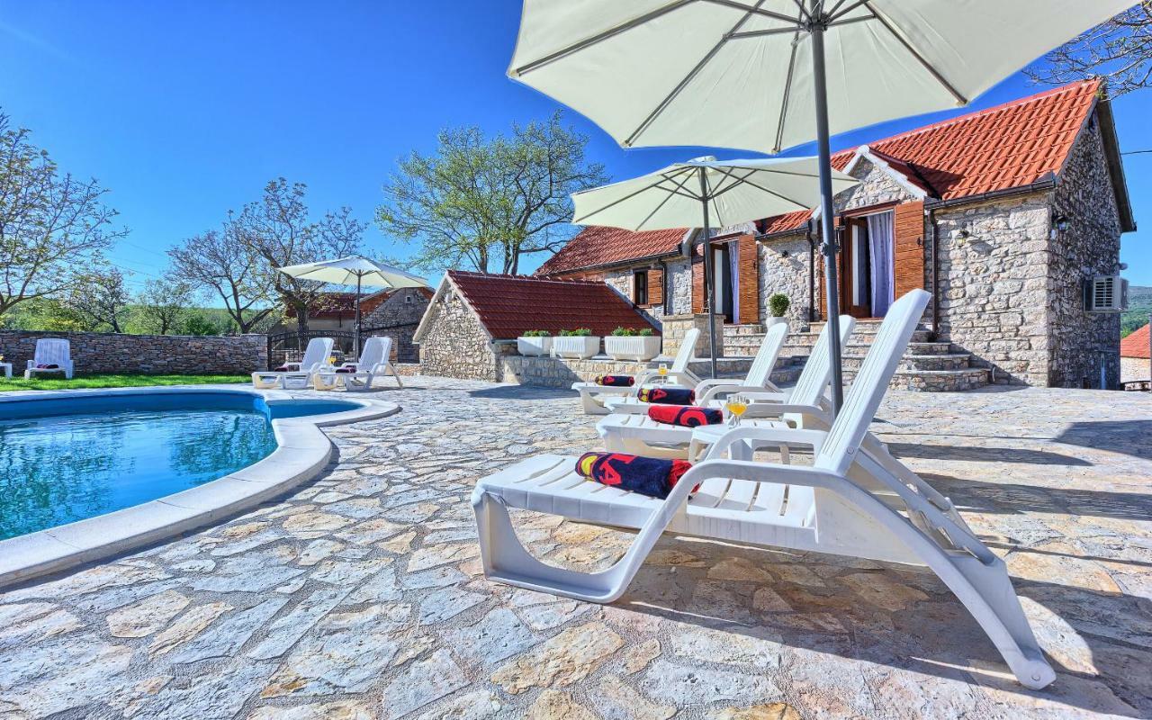 בית הארחה Biorine 	Dalmatia Stone House - Heated Pool מראה חיצוני תמונה